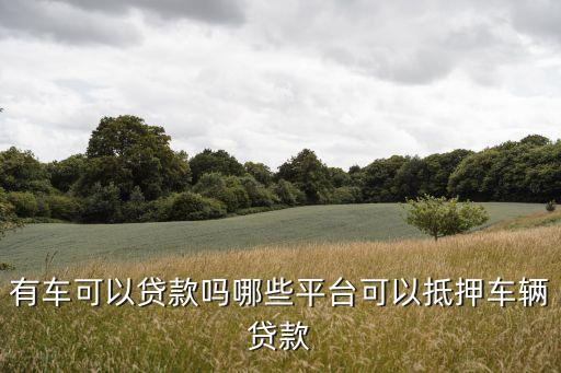 按揭車不押車貸款app(車輛貸款app)? (http://www.osahdrypack.cn/) 知識問答 第1張