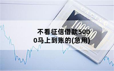 不看征信借款5000馬上到賬的(征信花了借5000)? (http://www.osahdrypack.cn/) 知識問答 第1張
